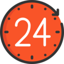 shipping and delivery,time,delivery,signs,time and date,commerce and shopping,commerce,day,24 hours,logistics delivery